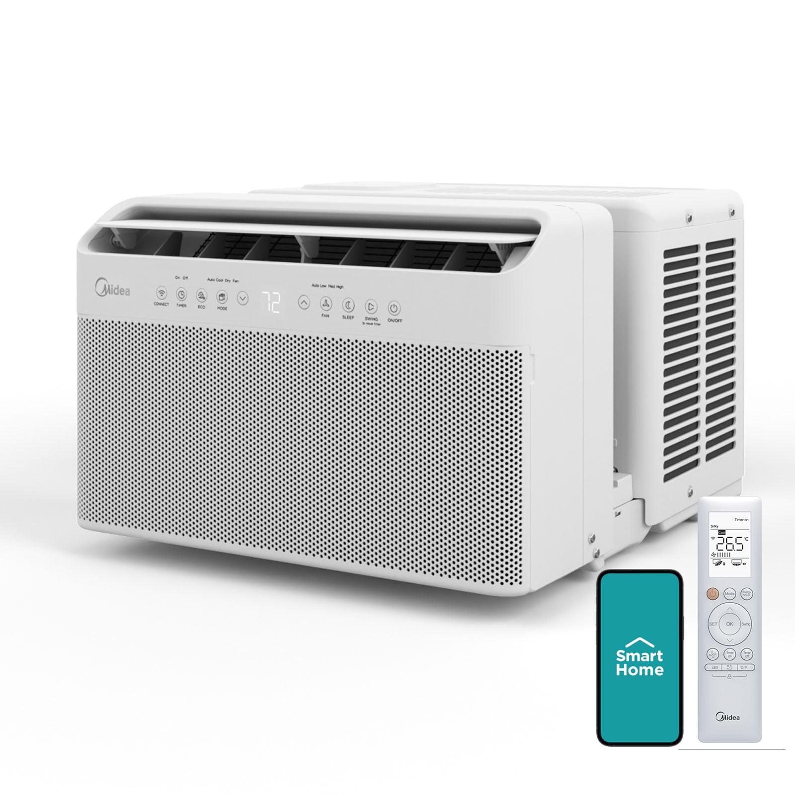 Midea U-shaped 10,000 BTU Energy Star Window Air Conditioner with Remote and WiFi Control