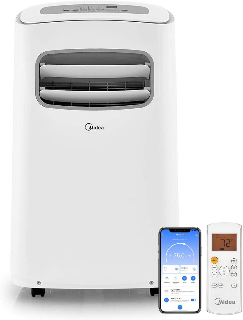 Midea Midea 10000 BTU Wi-Fi Connected Portable Air Conditioner for 200 Square Feet with Remote Included