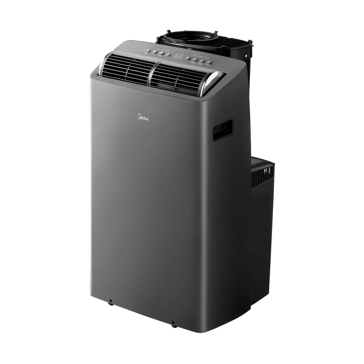 Midea DUO 10,000 BTU SACC Smart Inverter Portable Air Conditioner, Grey