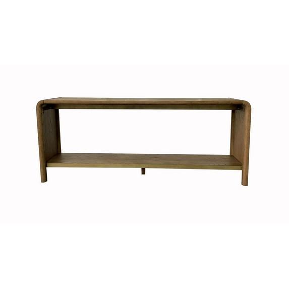 Millwood Pines Waterfall Console Table - Latte