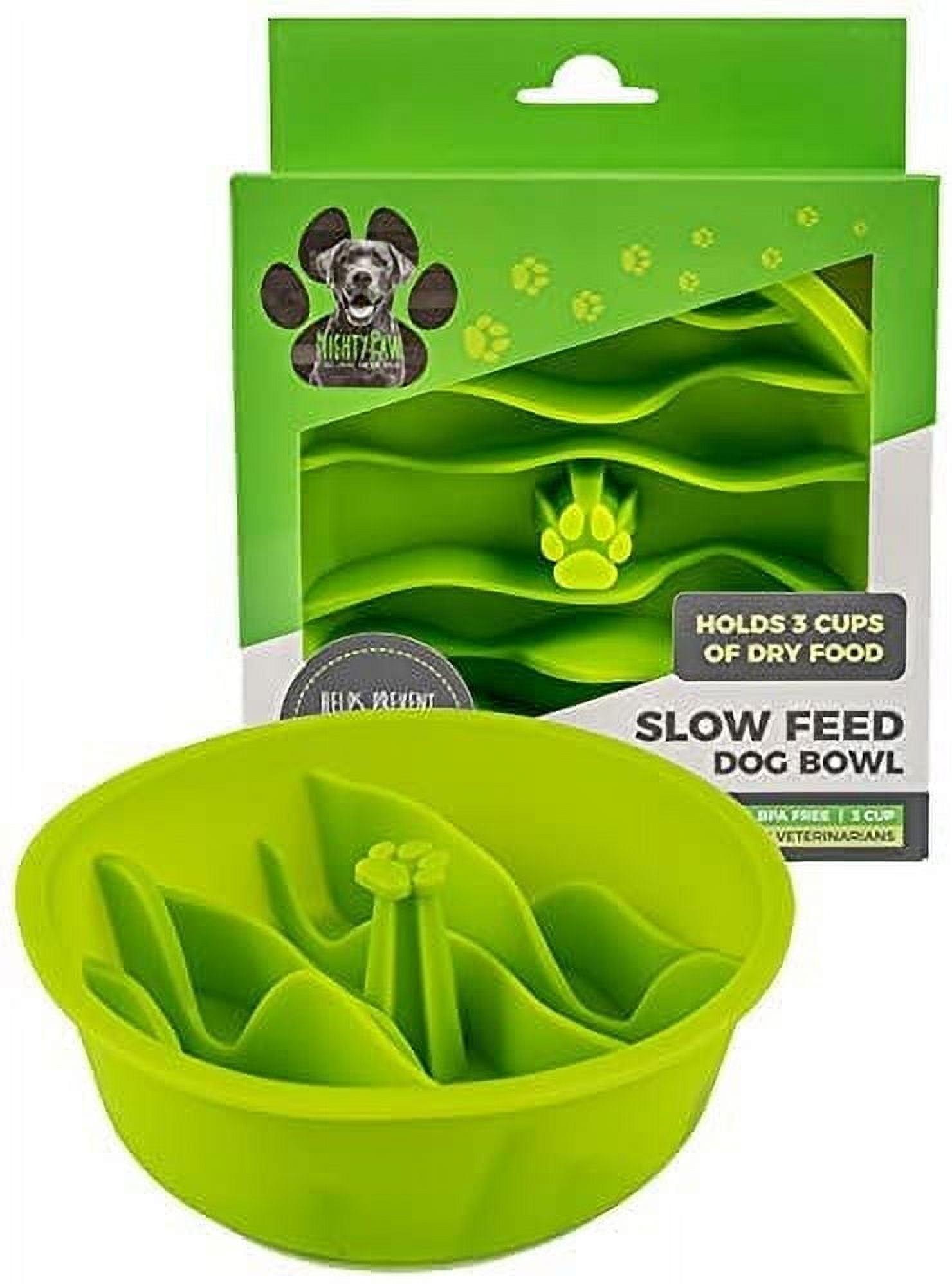 Mighty Paw Slow Feeder Dog Bowls for Large and Small Breeds, Puppy, Dog Puzzle