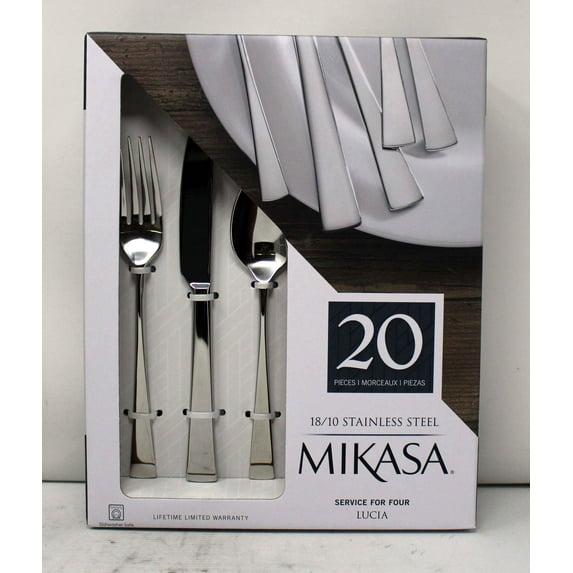 Mikasa Lucia 20-Piece Flatware Set - Crafted with Premium 18/10 Stainless Steel