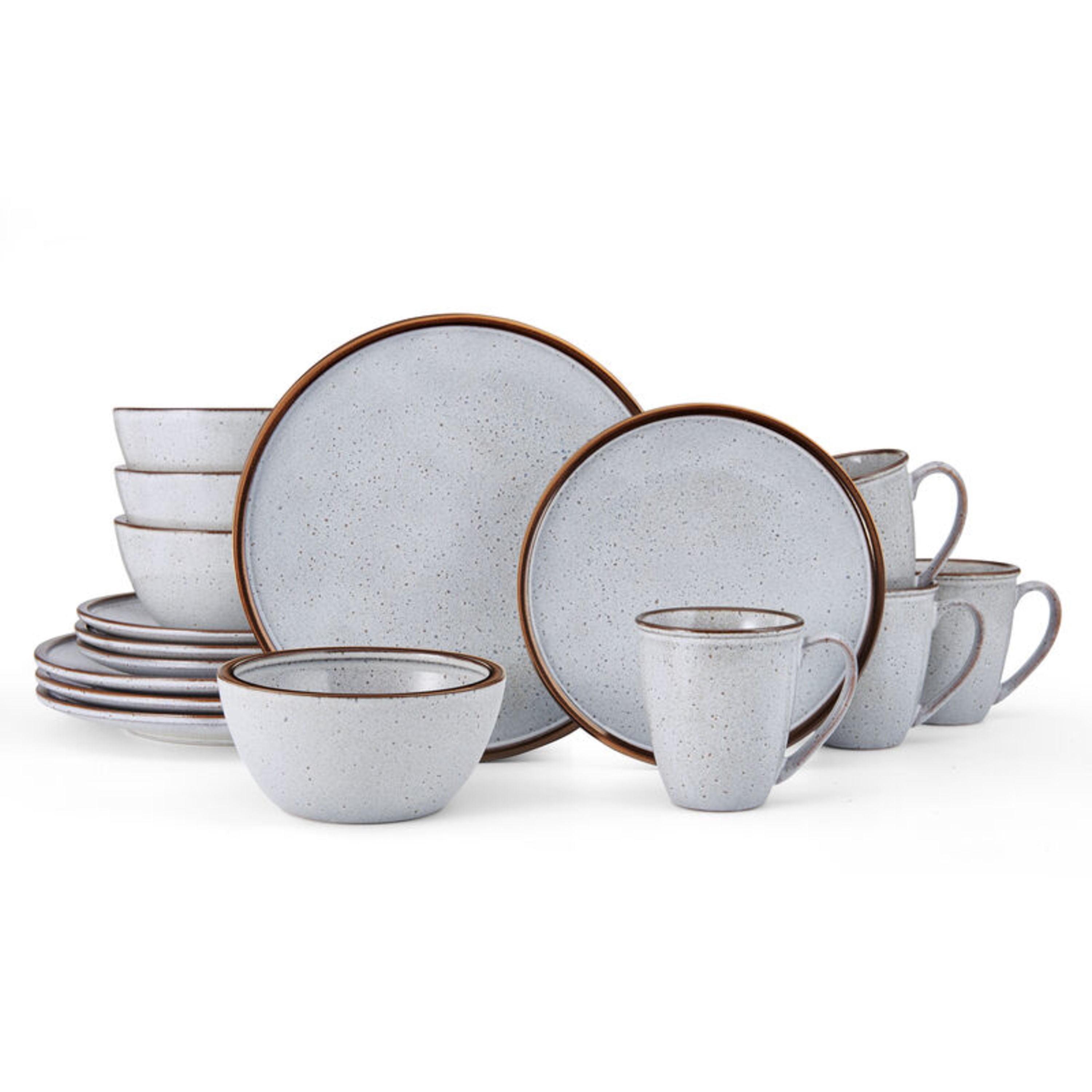 Mikasa Barrett 16 Piece Dinnerware Set, Service for 4