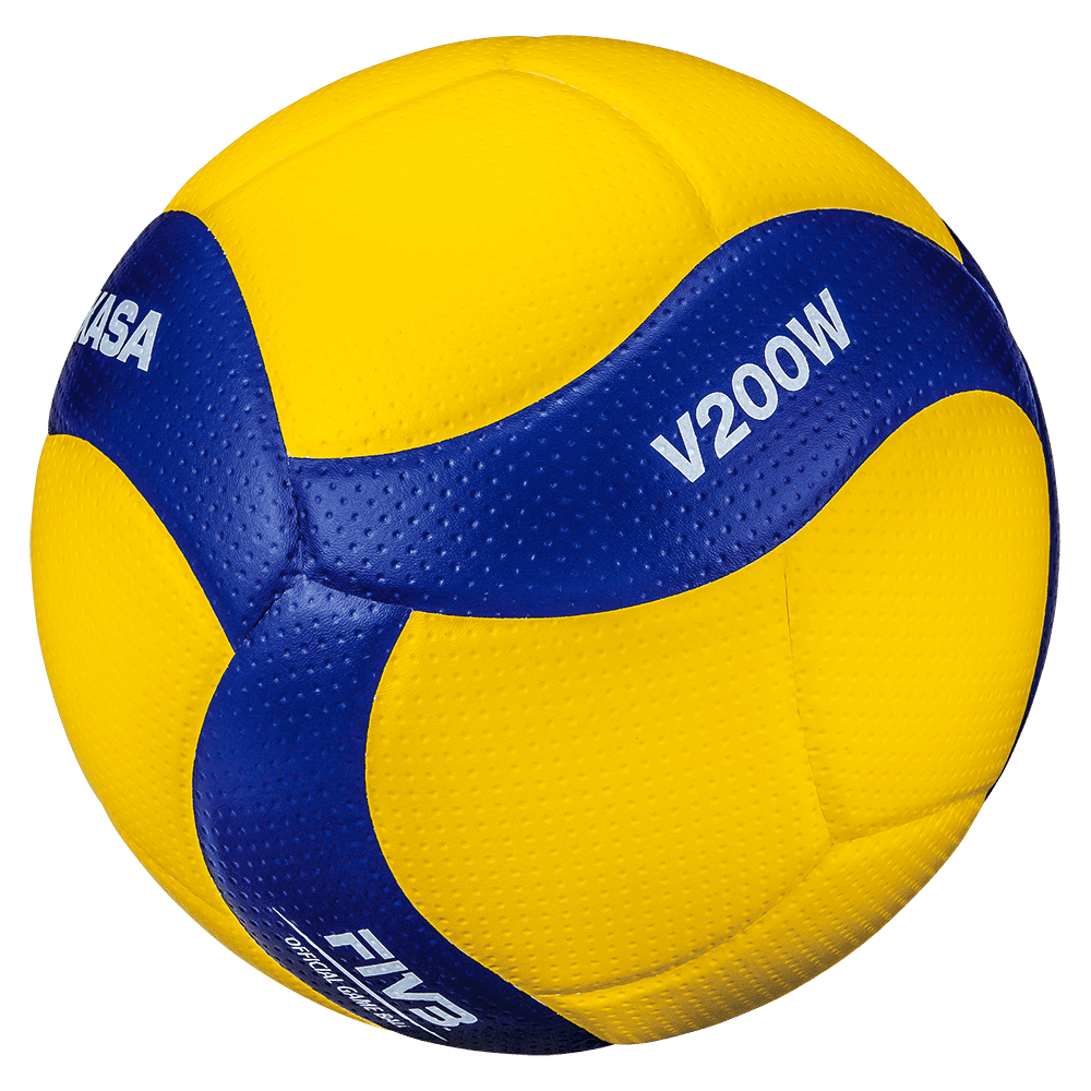 Official Size Yellow and Blue Microfiber Volleyball