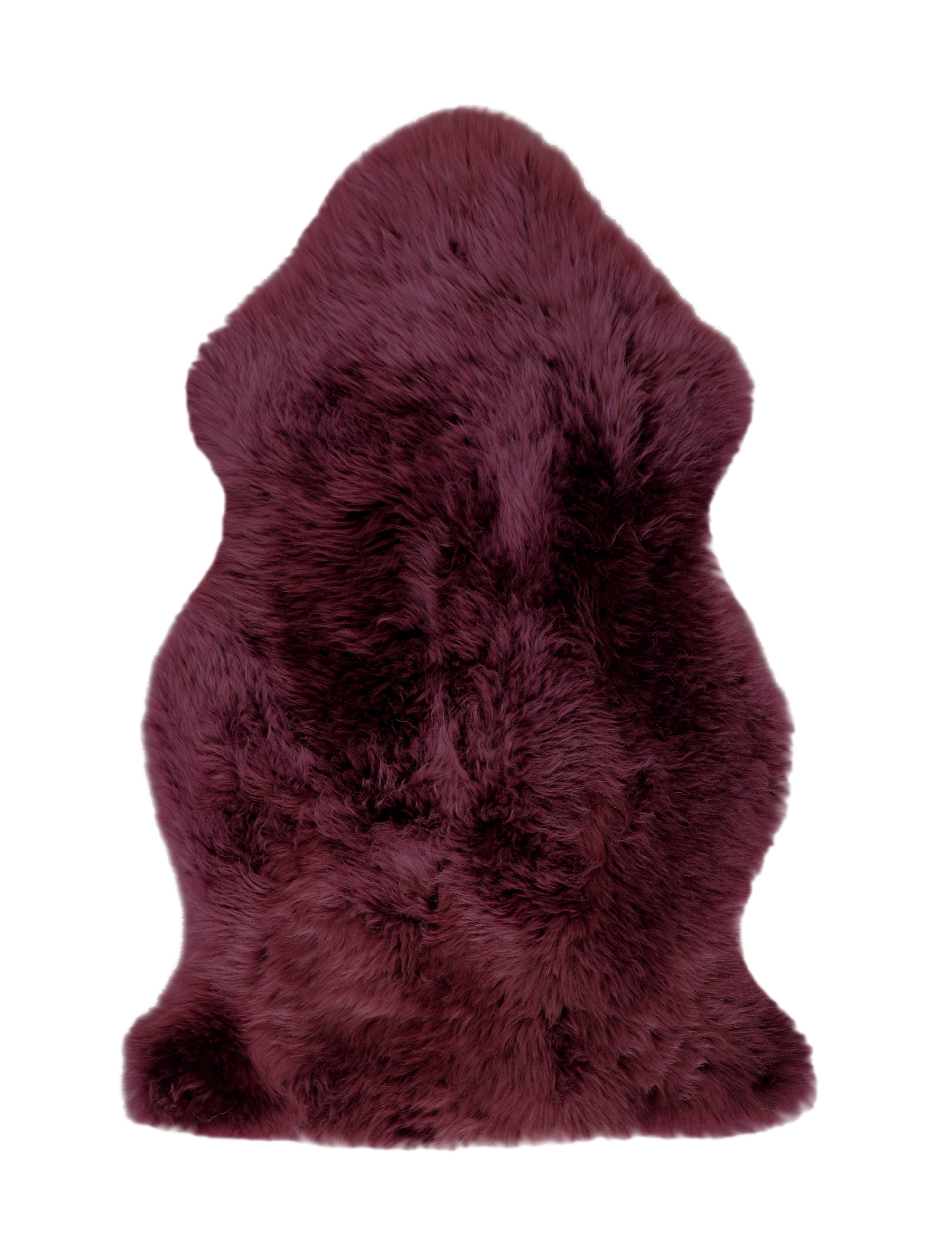 Natural Milan Sheepskin Single Rug | Logan berry | 2'x3'