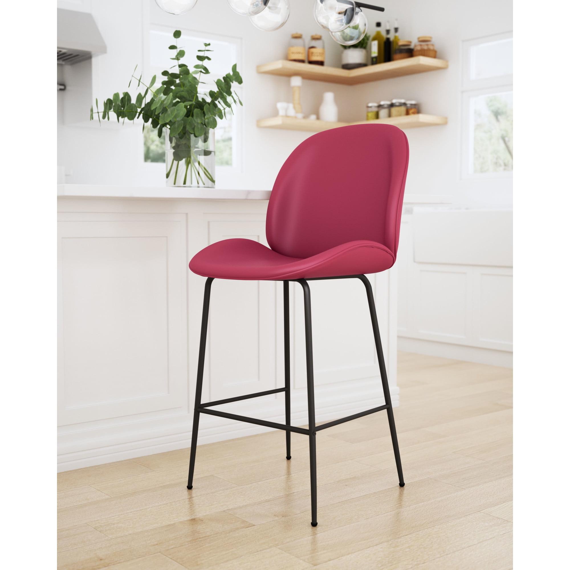 Miles Counter Stool Red