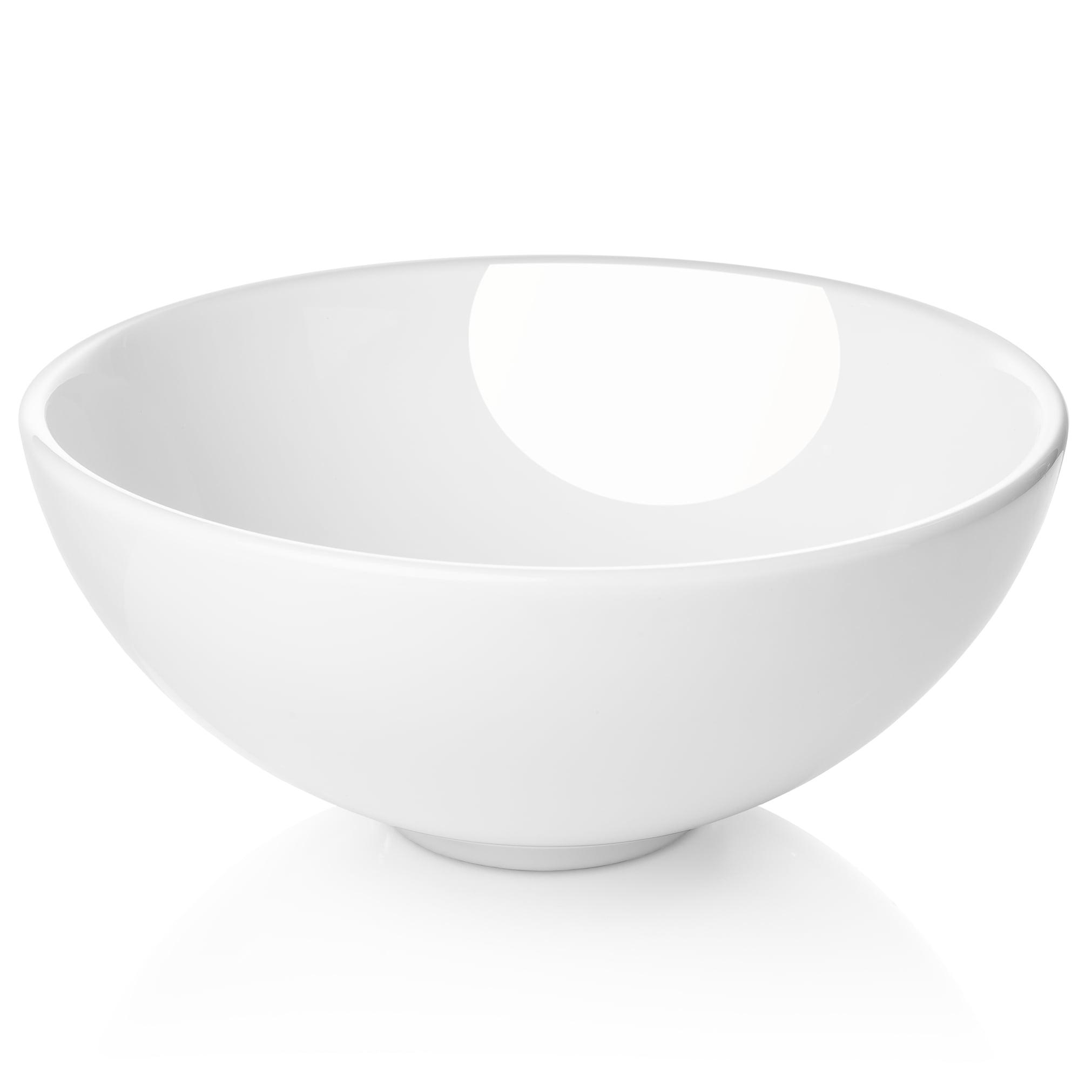 Miligore 11'' White Ceramic Circular Bathroom Sink