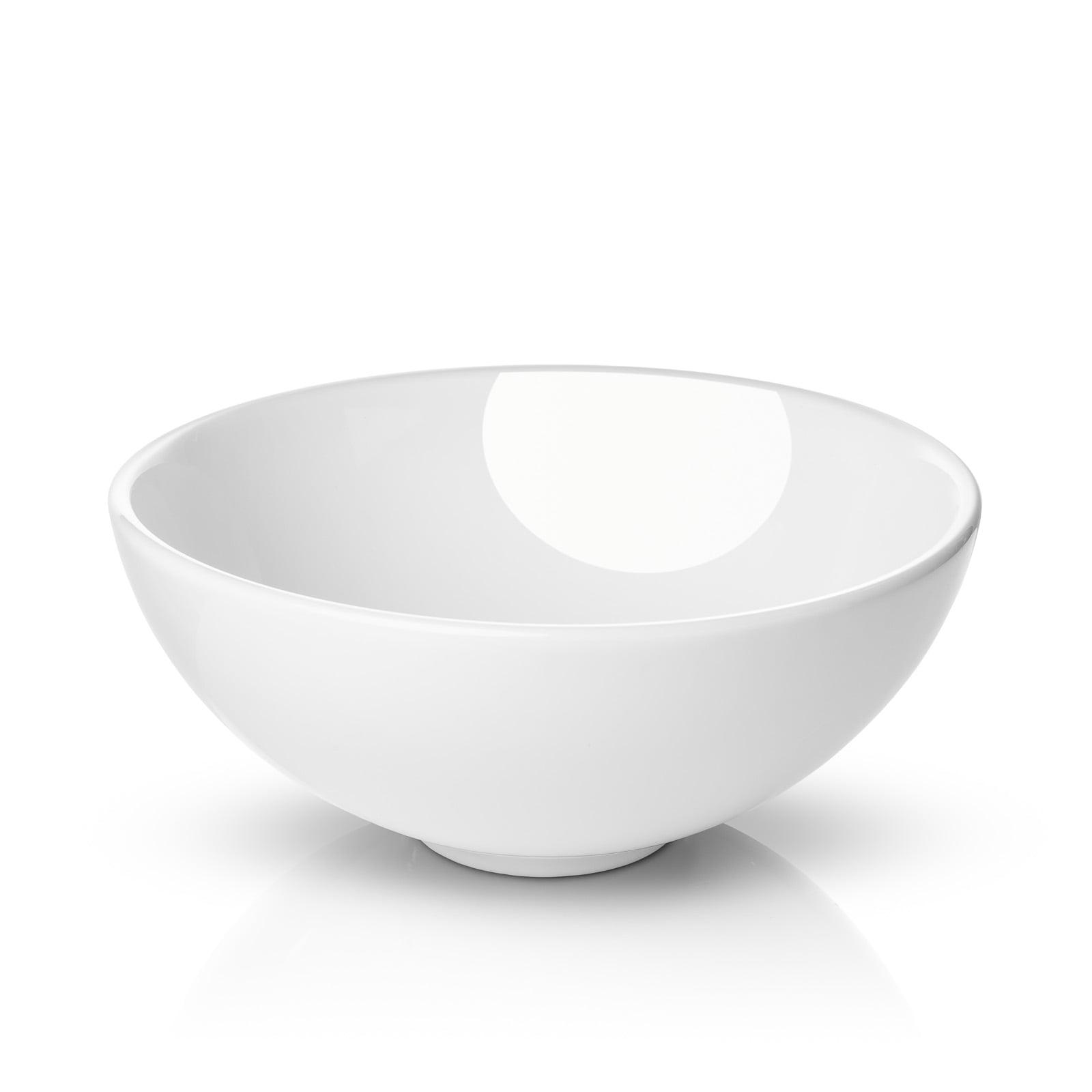 Miligore 11'' White Ceramic Circular Bathroom Sink