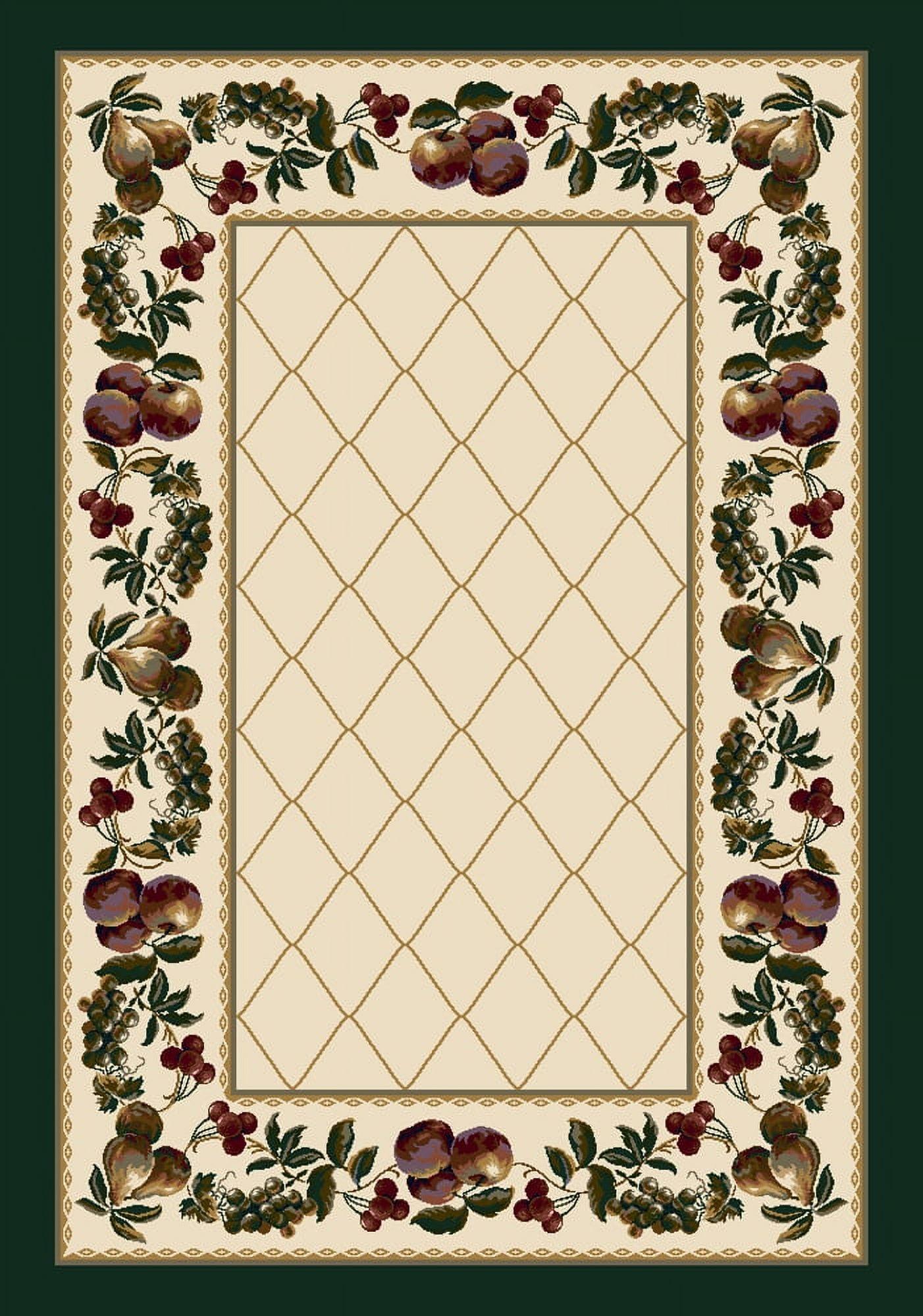 Fruit Medley Opal Topaz Lattice Area Rug