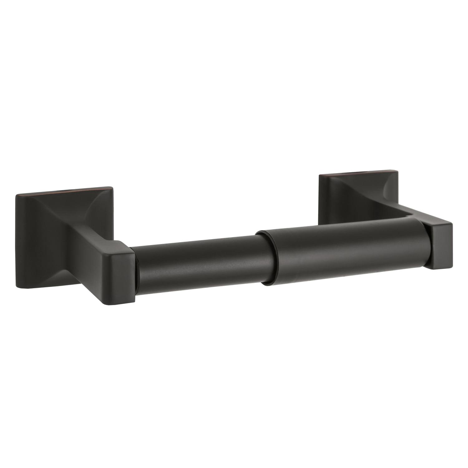Millbridge Wall-Mounted Toilet Paper Holder for Bathroom, Oil Rubbed Bronze, Sturdy and Easy to Install – Design House, 539247