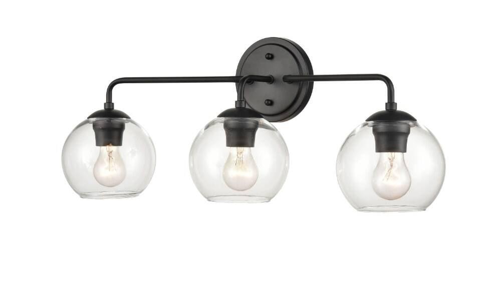 Millennium Lighting 3 - Light Vanity in  Matte Black