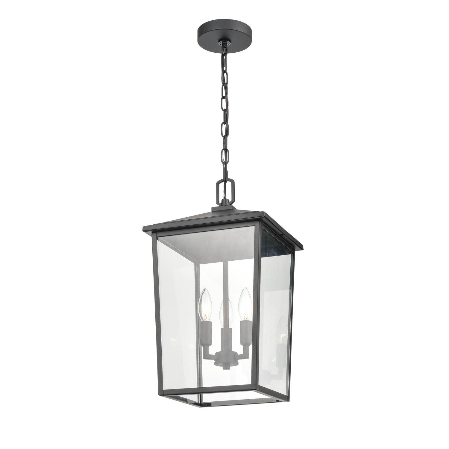 Messerly 3 Light 11" Wide Outdoor Taper Candle Pendant