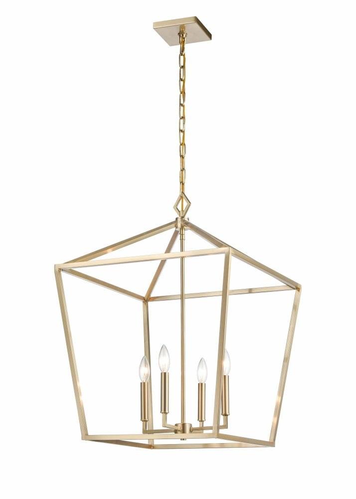 Millennium Lighting 4 - Light Pendant in  Modern Gold