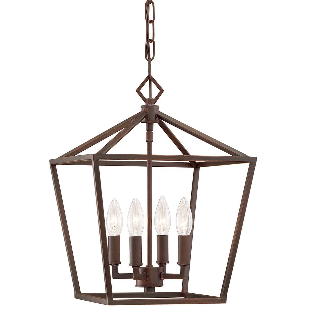 Millennium Lighting Ritner 4 - Light Pendant in  Rubbed Bronze