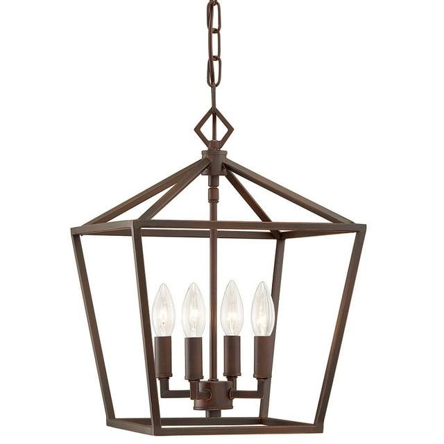 Millennium Lighting Ritner 4 - Light Pendant in  Rubbed Bronze