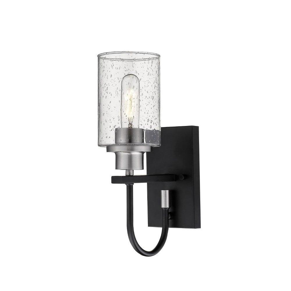 Millennium Lighting Clifton 1 - Light Sconce in  Matte Black/Brushed Nickel