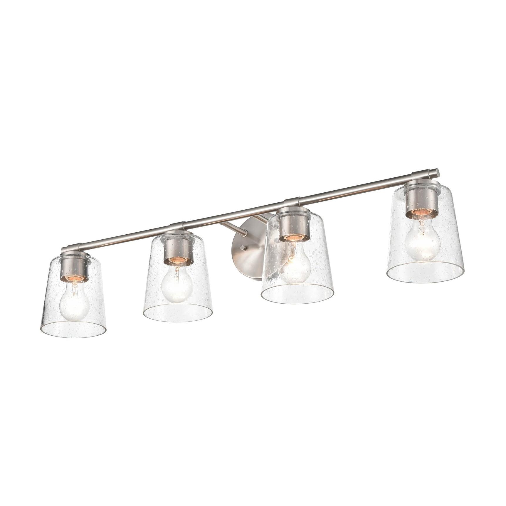 34" Brushed Nickel 4-Light Vanity Fixture