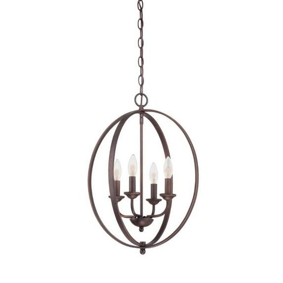 Millennium Lighting - Colgante de 4 Luces de 22.5 Pulgadas de Alto y 16 Pulgadas de Ancho Frotado