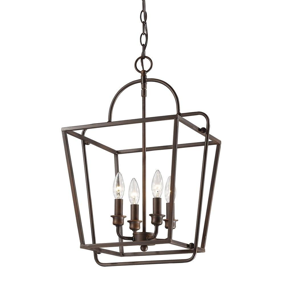Millennium Lighting 4 - Light Pendant in  Rubbed Bronze