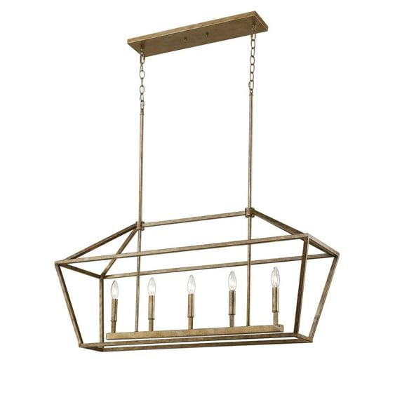 Millennium Lighting 5 - Light Pendant in  Vintage Gold