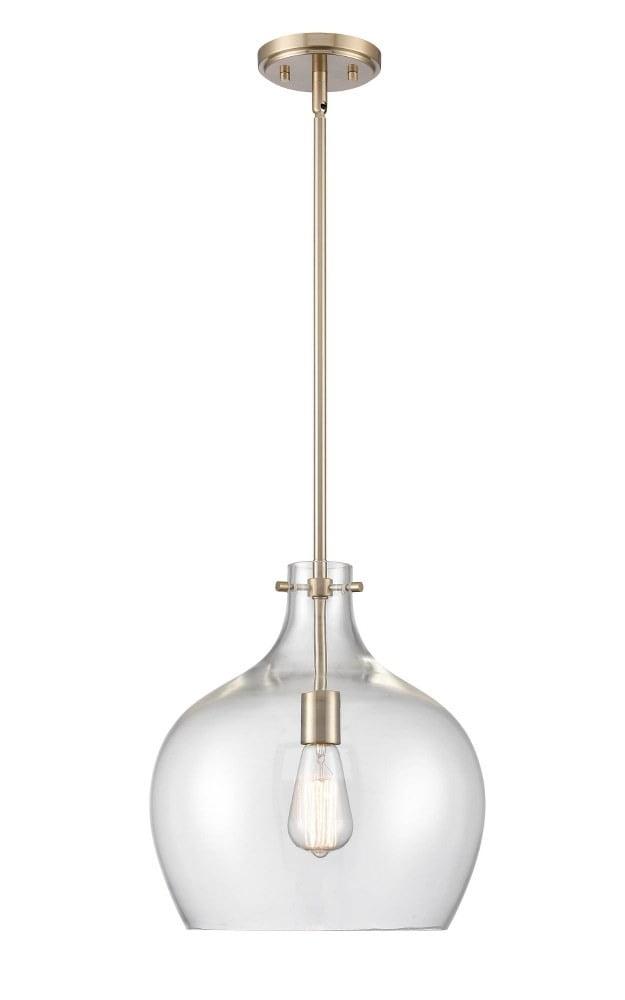 Elegant Modern Gold Glass Pendant Light for Indoor/Outdoor Use