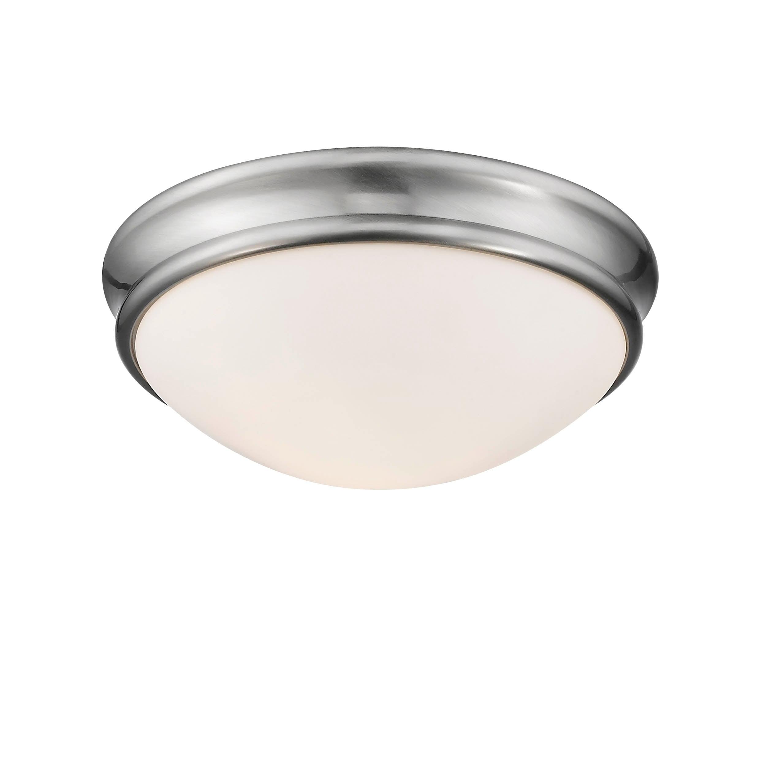 Millennium Lighting 1 - Light Flush Mount in  Brushed Nickel