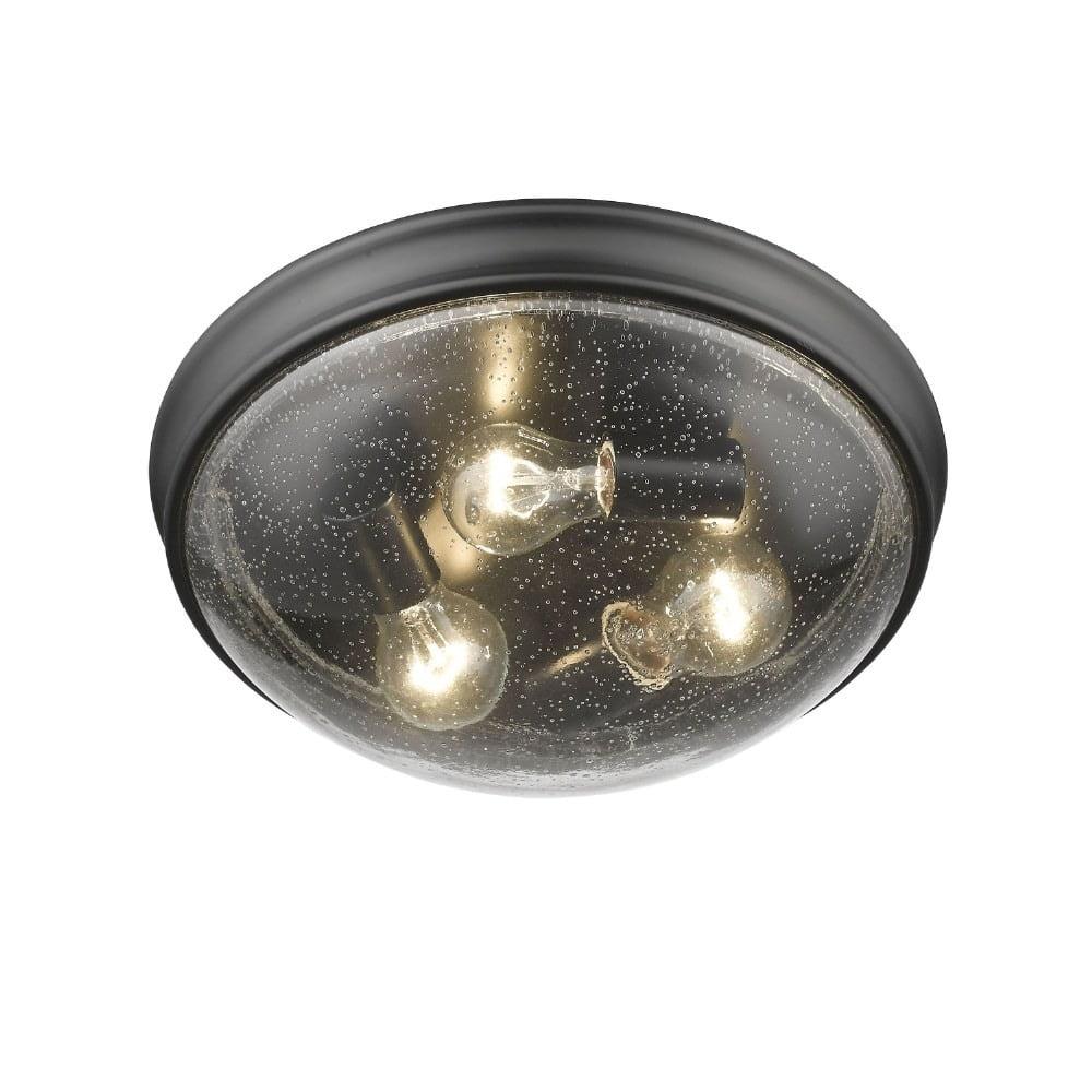 Millennium Lighting 3 - Light Flush Mount in  Matte Black