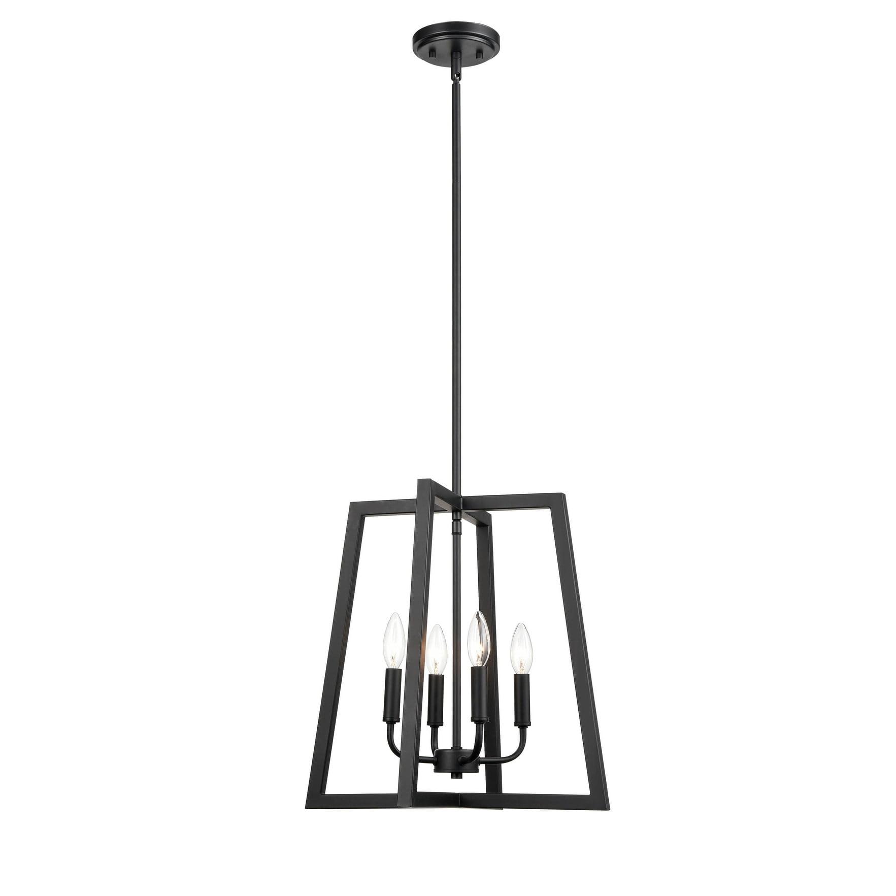 Millennium Lighting  4 Light Pendant in Matte Black