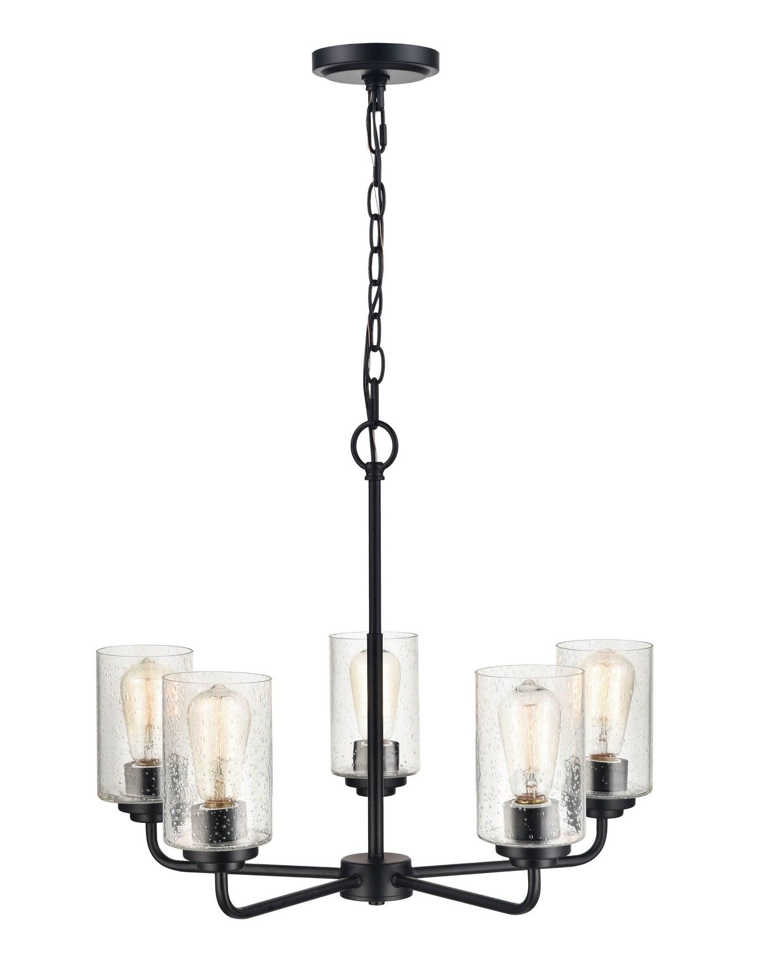 Millennium Lighting Moven 5 - Light Chandelier in  Matte Black