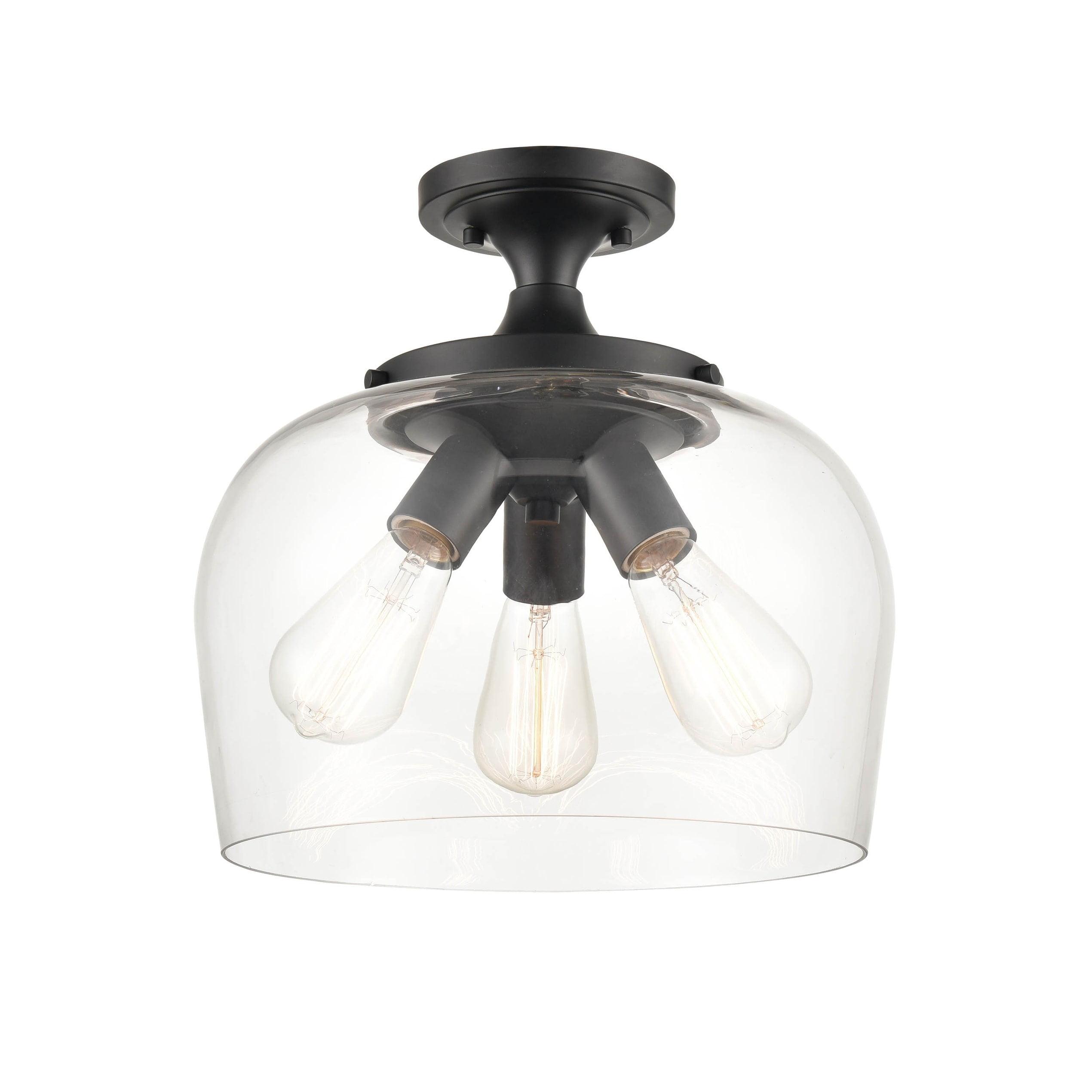 Cromkill Glass Semi Flush Mount