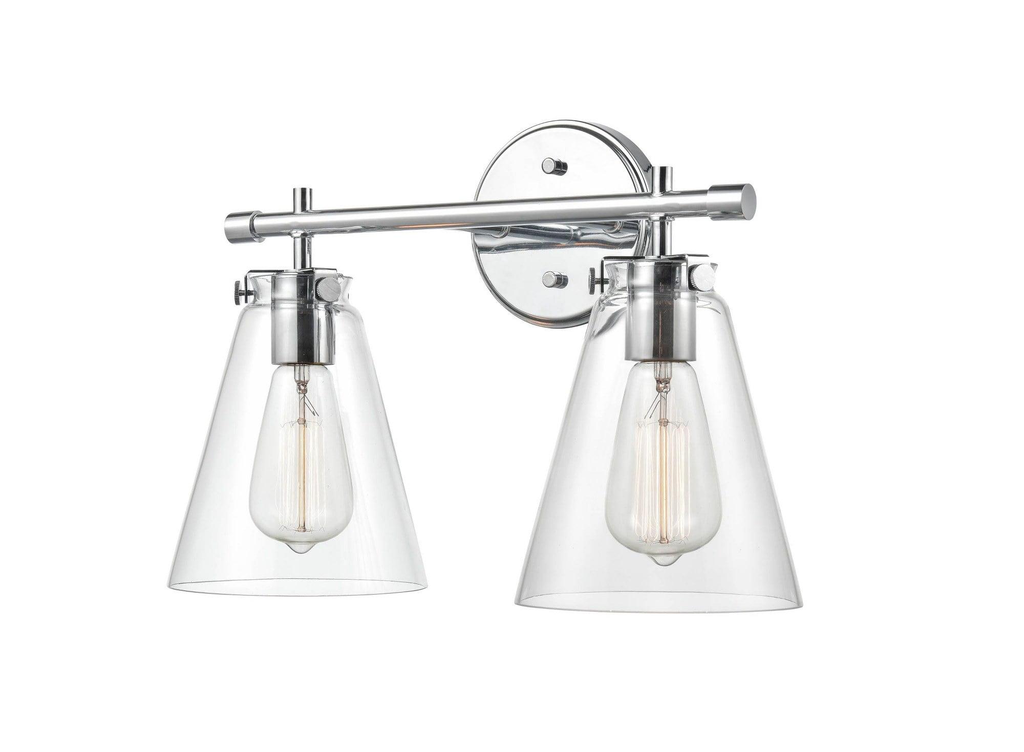 8122-CH-Millennium Lighting-2 Light Bath Vanity-11 Inches Tall and 16 Inches Wide-Chrome Finish
