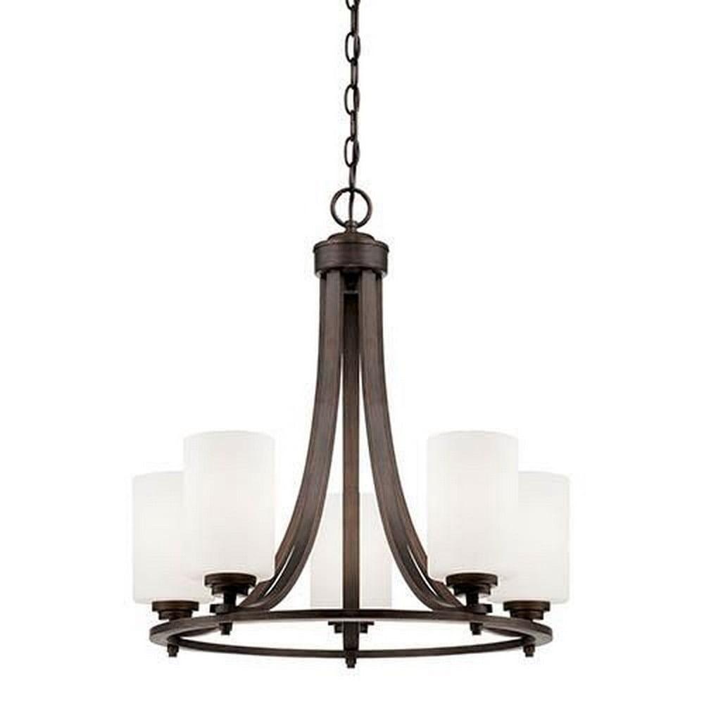 Bristo Elegance Rubbed Bronze 5-Light Chandelier