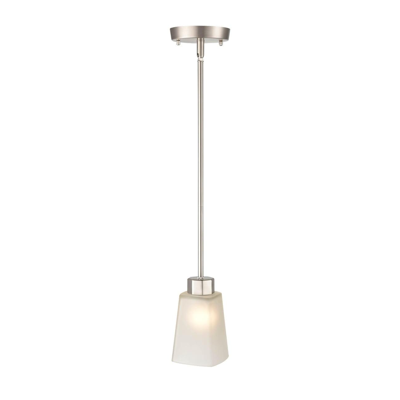 Coley Brushed Nickel 45" Glass Pendant Light