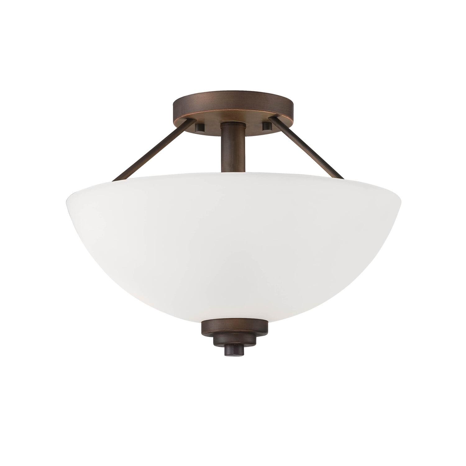 Millennium Lighting Durham 2 - Light Flush Mount in  Rubbed Bronze
