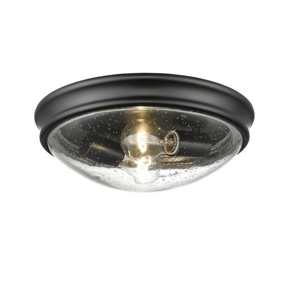Millennium Lighting 2 - Light Flush Mount in Matte Black