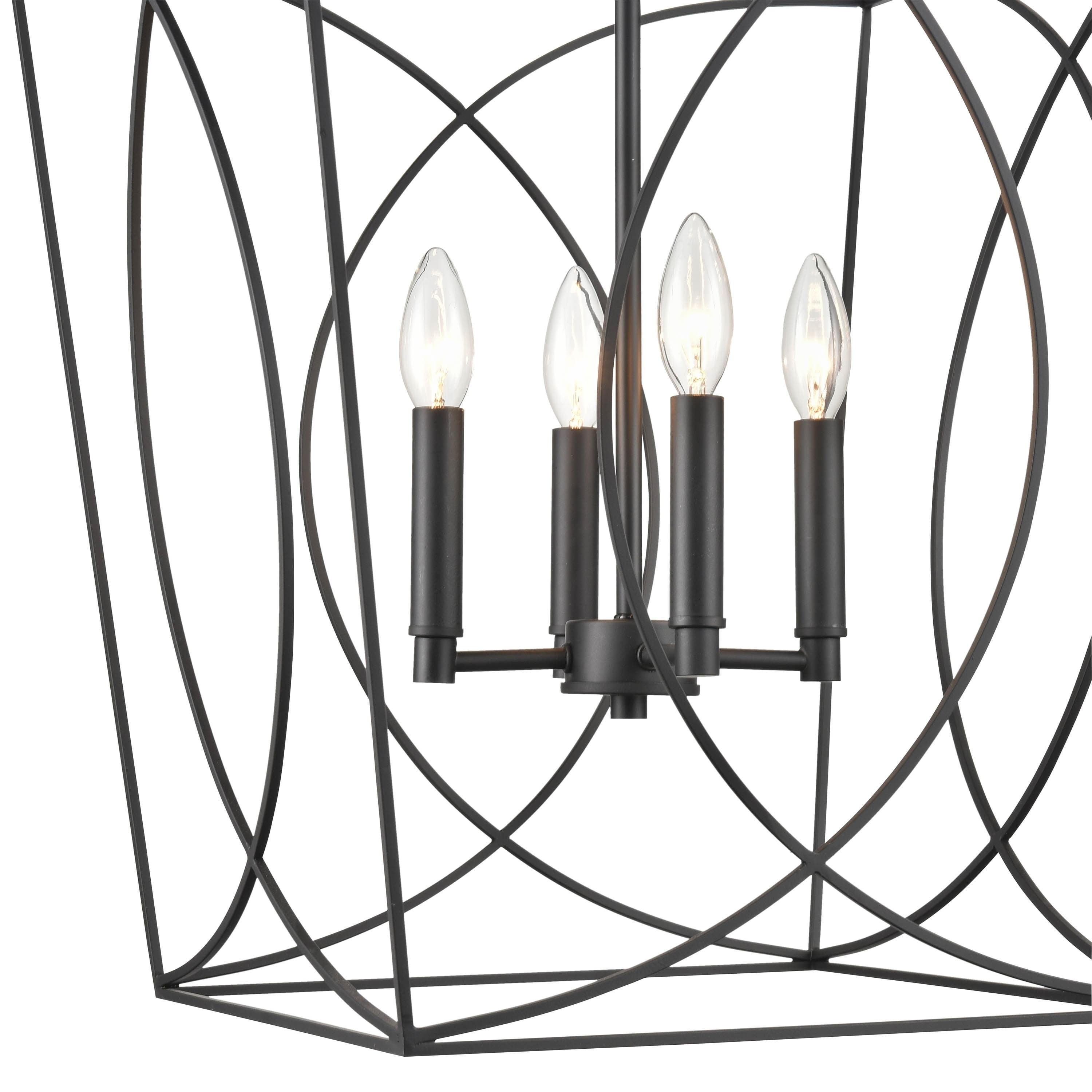 Millennium Lighting Tracy 4 - Light Pendant in  Matte Black