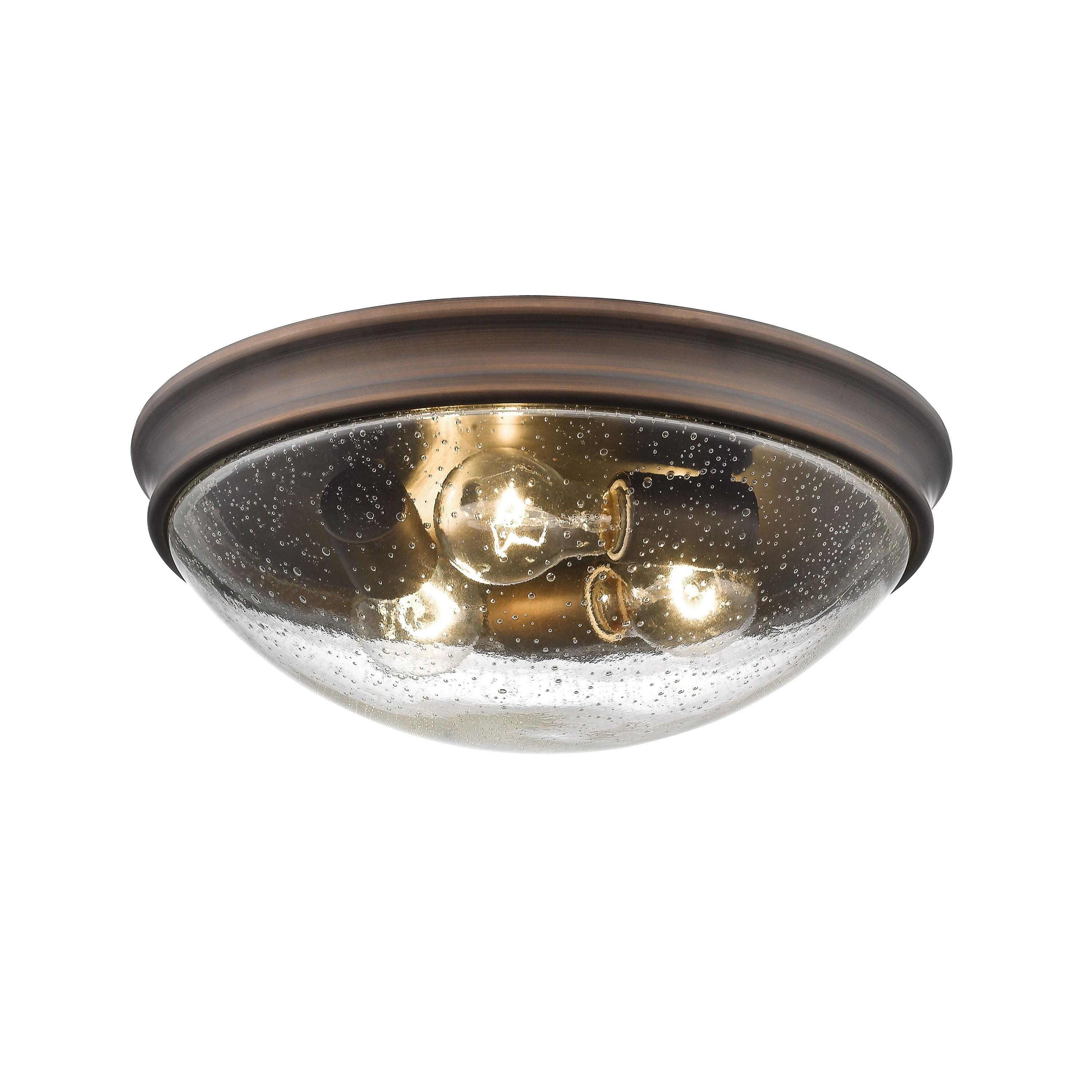 Millennium Lighting 3 - Light Flush Mount in  Rubbed Bronze