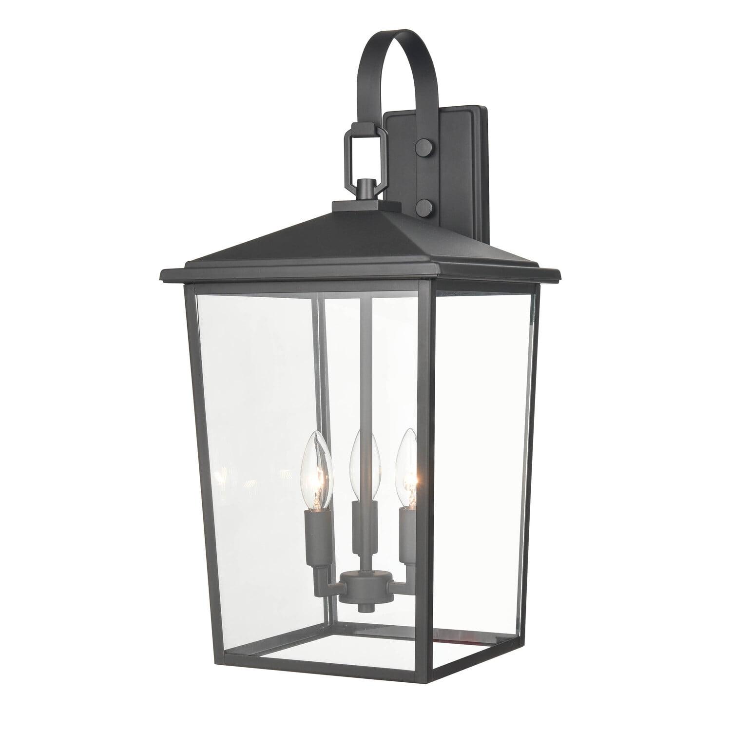 Powder Coat Black Metal Outdoor Hanging Lantern