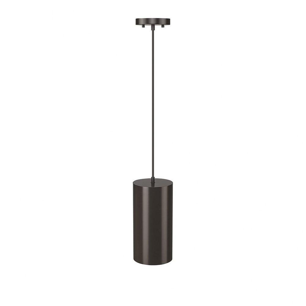 Searcy Mini Bronze Glass Outdoor Pendant Light - 7.5" x 15.2"