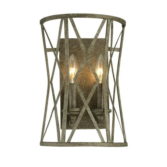 Millennium Lighting Wall Sconce, Antique Silver