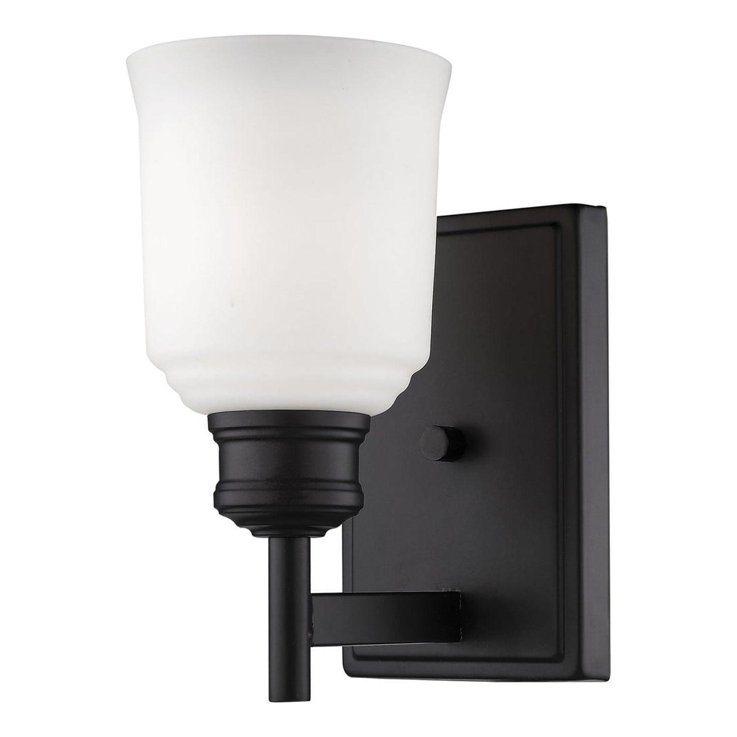 Burbank Matte Black Direct Wired 9.25" Wall Sconce