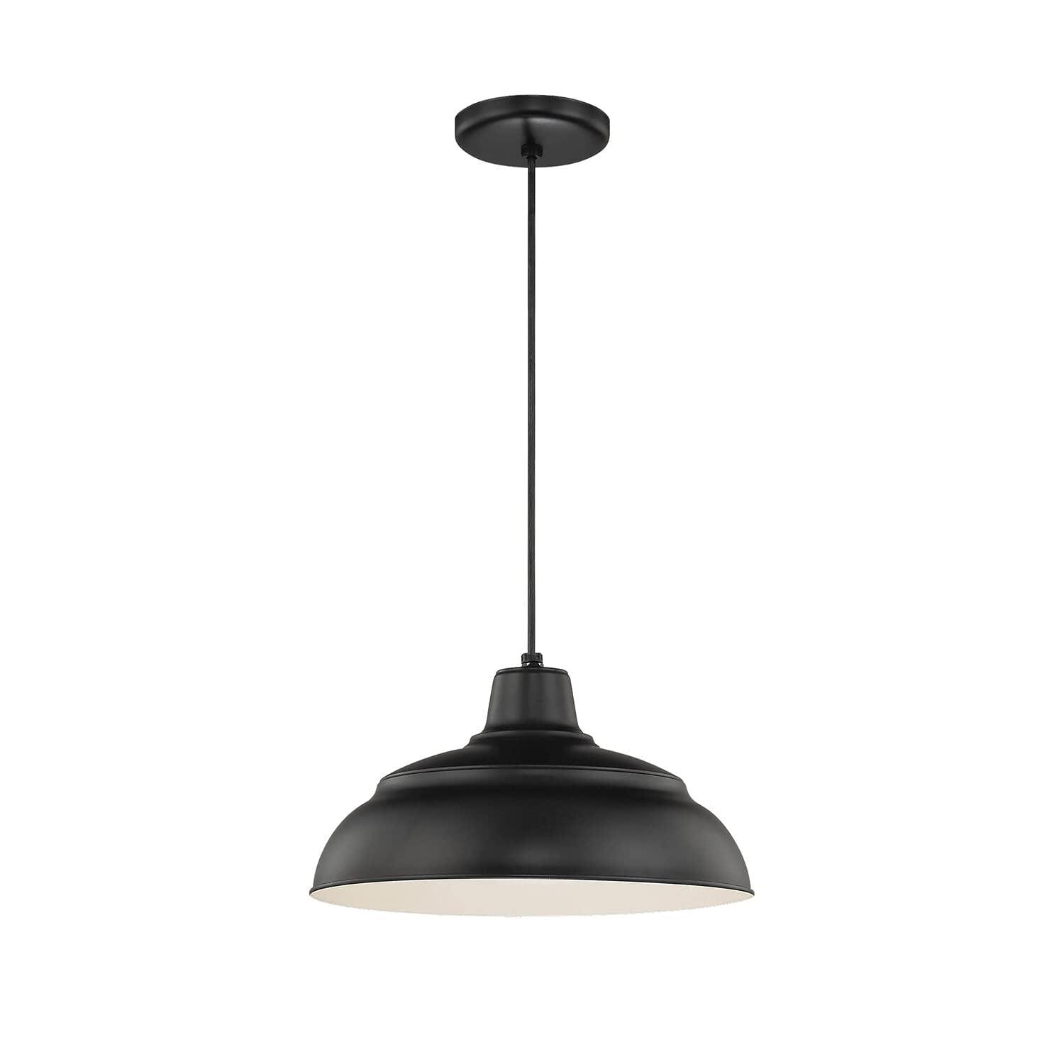 Millennium Lighting R Series 1 - Light Pendant in  Satin Black