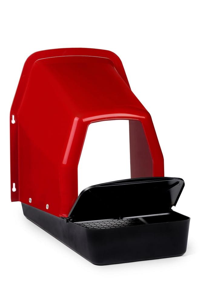 Red and Black Plastic Deluxe Nesting Box