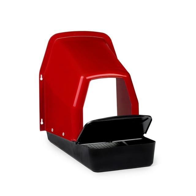 Red and Black Plastic Deluxe Nesting Box
