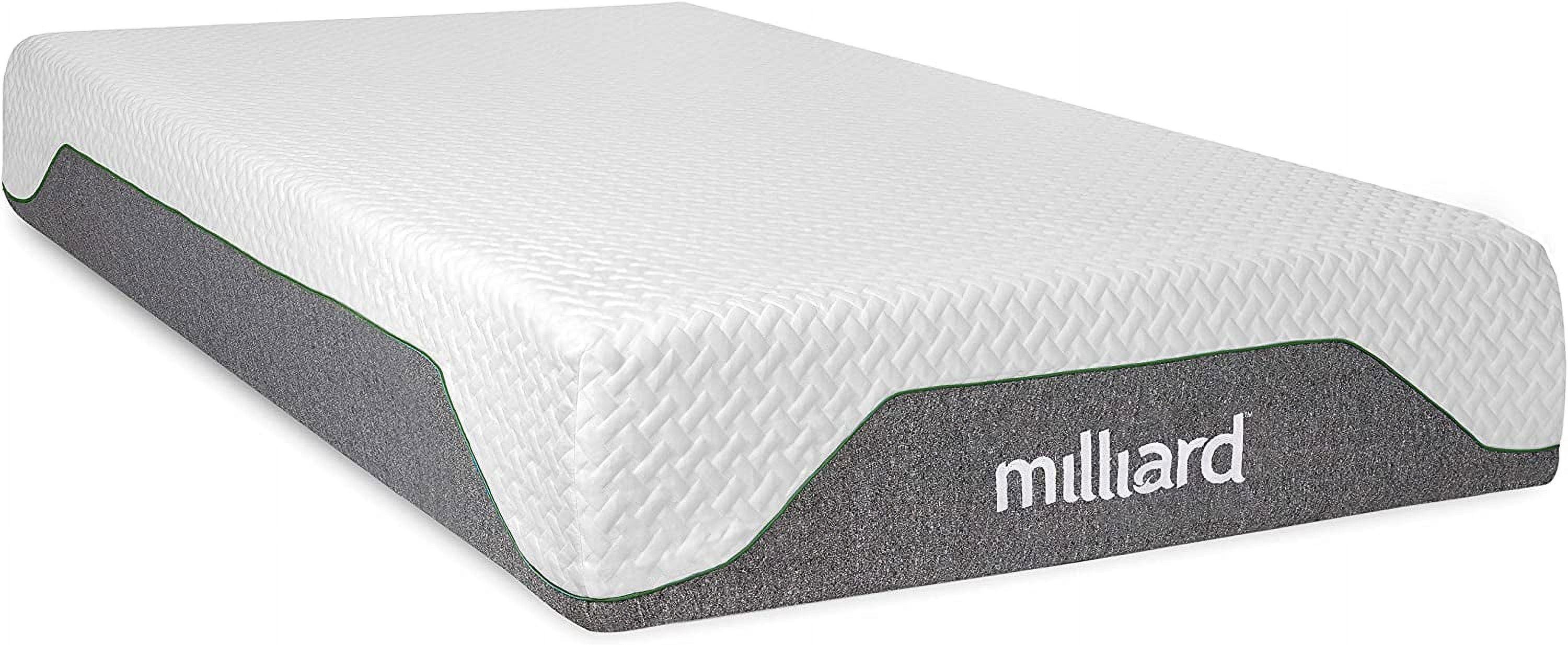 Milliard 10 Inch Classic Firm Memory Foam Mattress, Queen