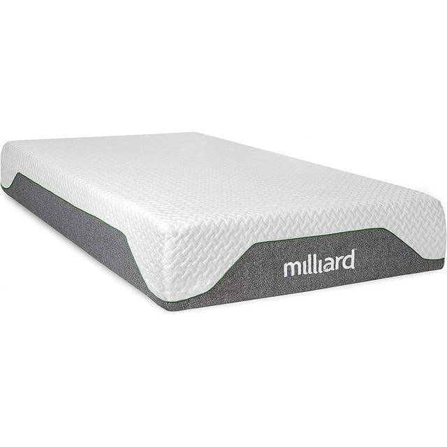 Milliard 10 Inch Classic Firm Memory Foam Mattress, Twin