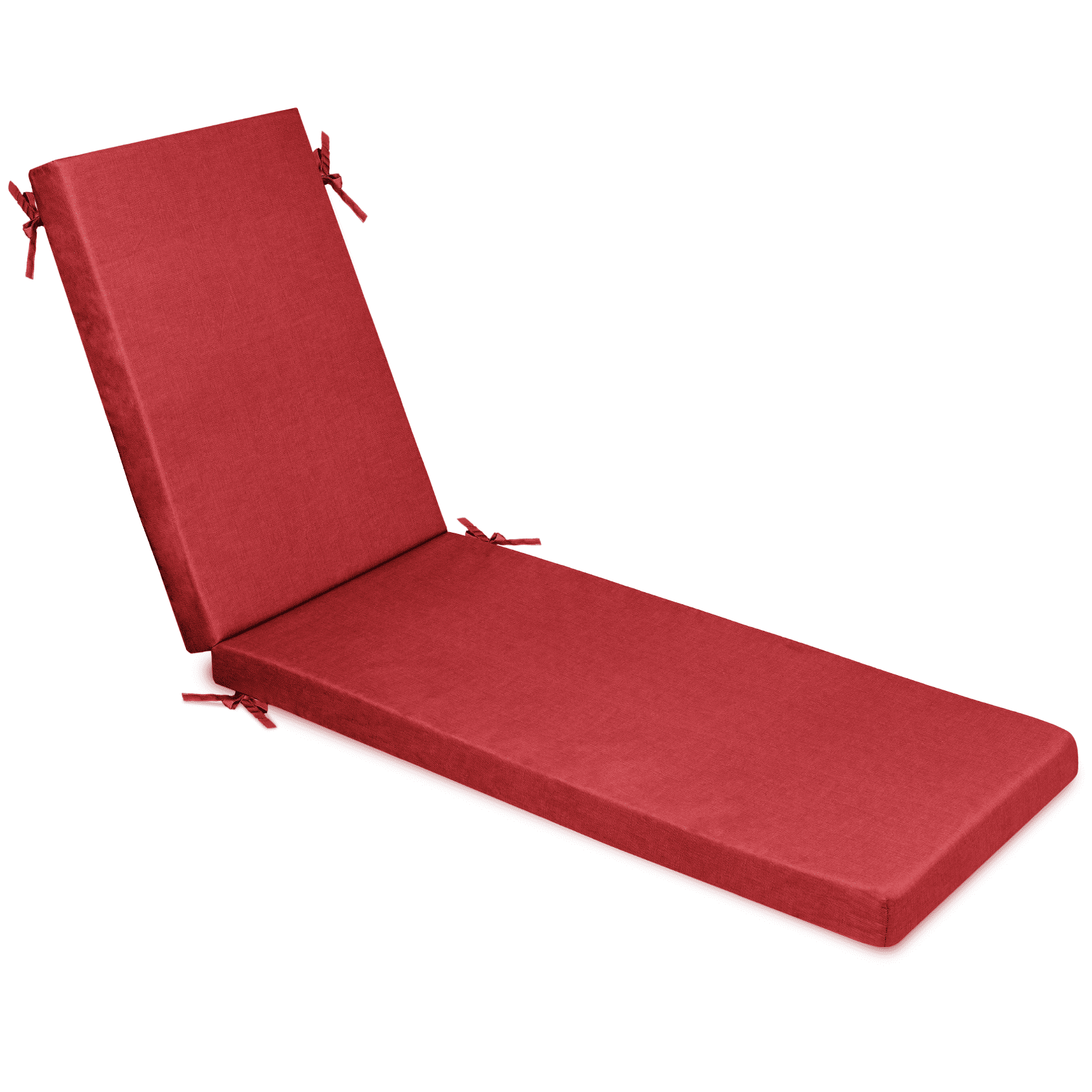 Milliard Memory Foam Outdoor Lounge Cushion, Red, 73x20x2.5