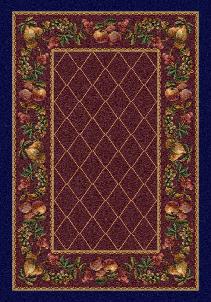Milliken Fruit Medley Garnet Lattice Area Rug