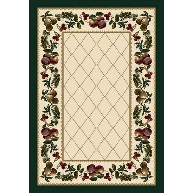 Fruit Medley Opal Topaz Lattice Area Rug