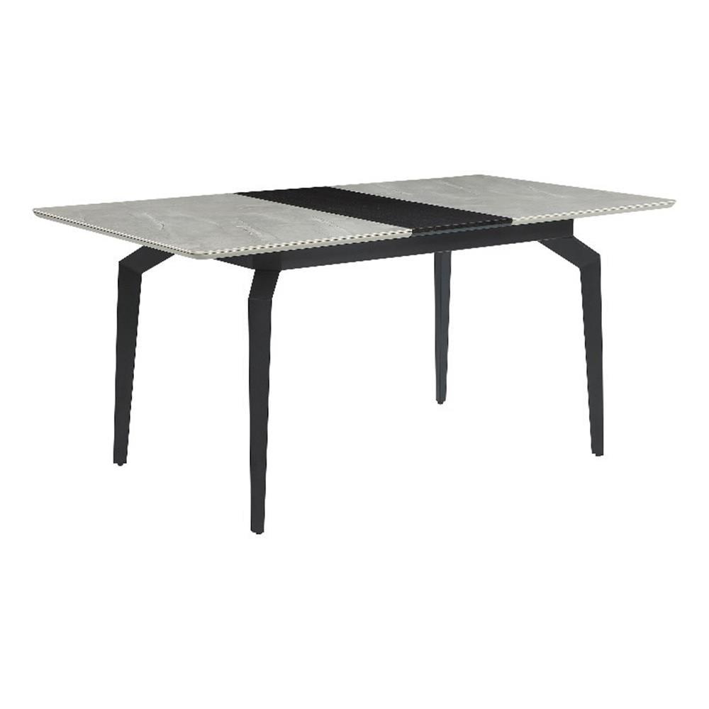 Coaster Mina Rectangular Contemporary Wood Dining Table in Gray
